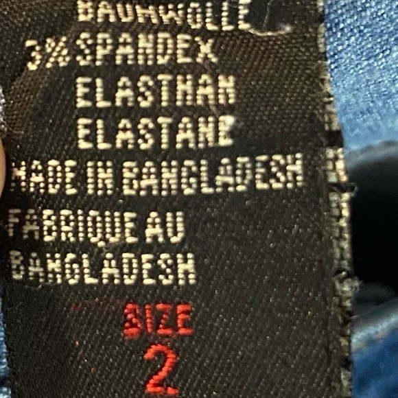 Jag Western Glove Works Women’s Star Jeans Size 2 Light Wash Wide Leg Boho - Picture 12 of 16